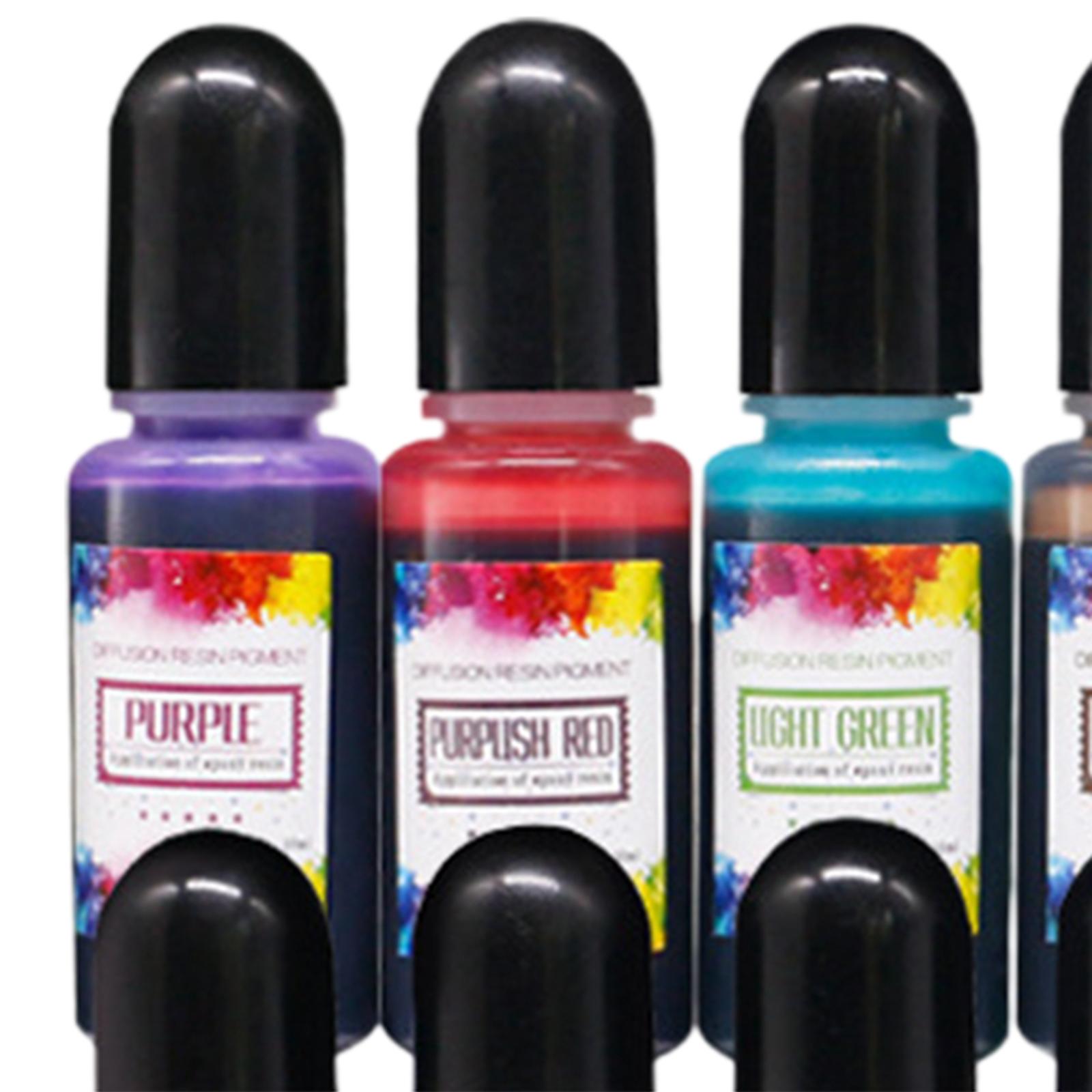 Resin Pigment Alcohol Ink - 24 stuks alcoholinkt epoxyhars pigment vloeibare
