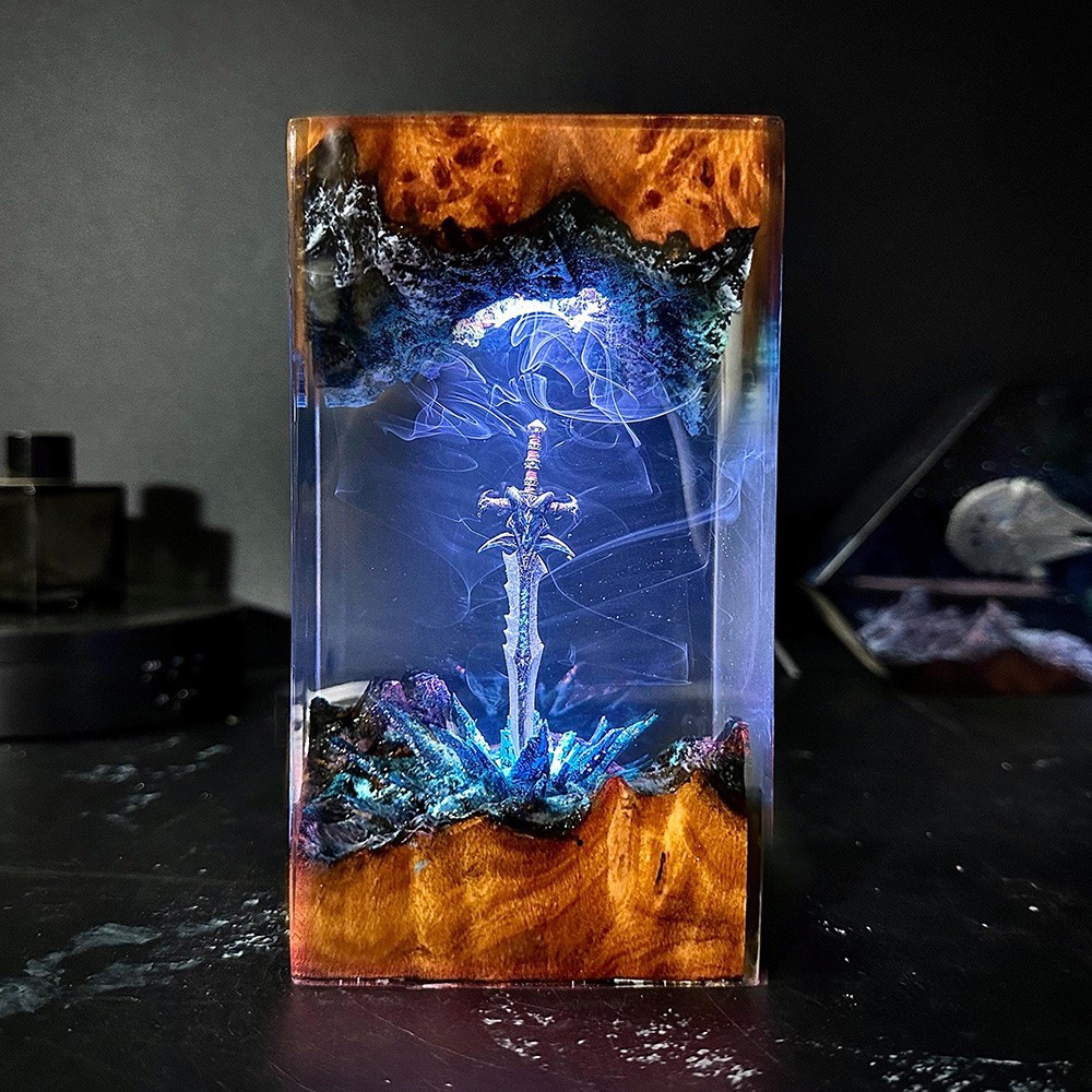 Resin Art Design For Wedding - Magic Series Massief Houten Hars Art