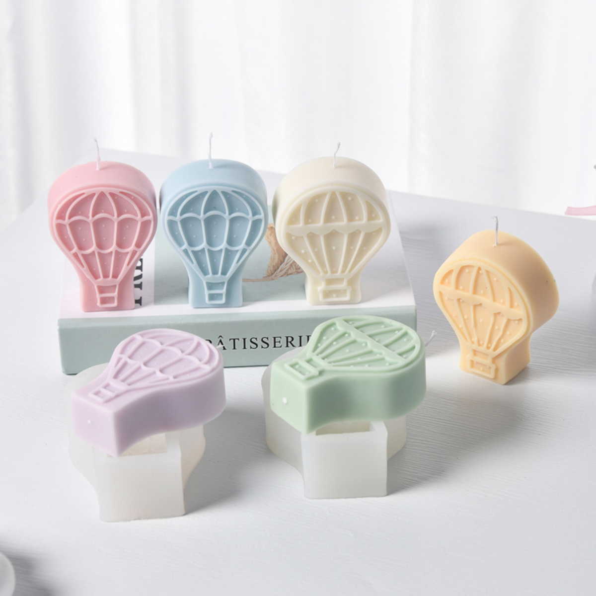 Resin Art Heat Gun - Heteluchtballon Vorm Kaars Siliconen Mal DIY