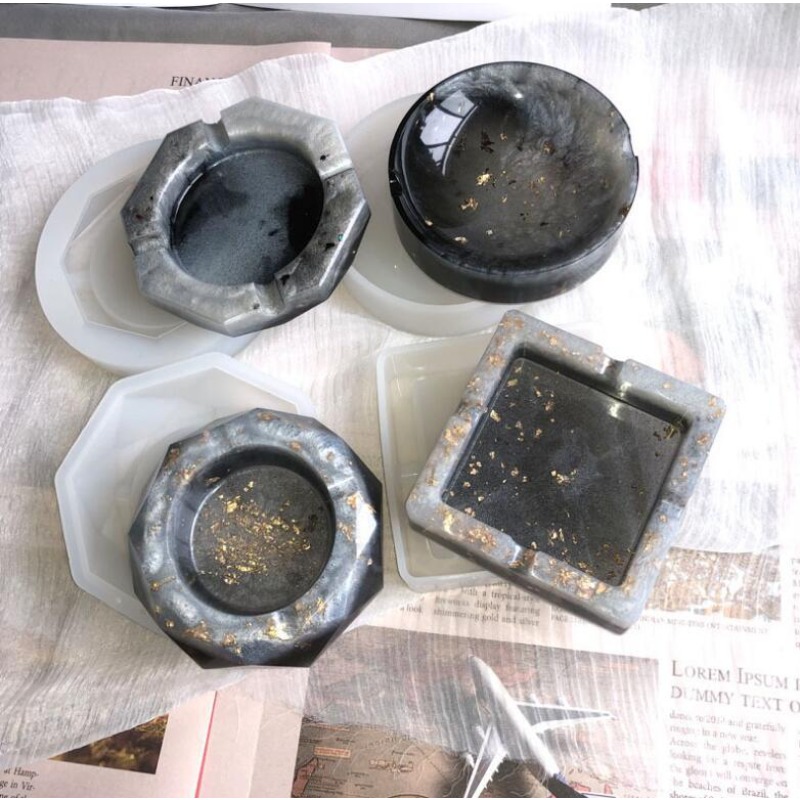 Resin Art Tray - Siliconen Asbak Schimmel Kristal Hars Asbak