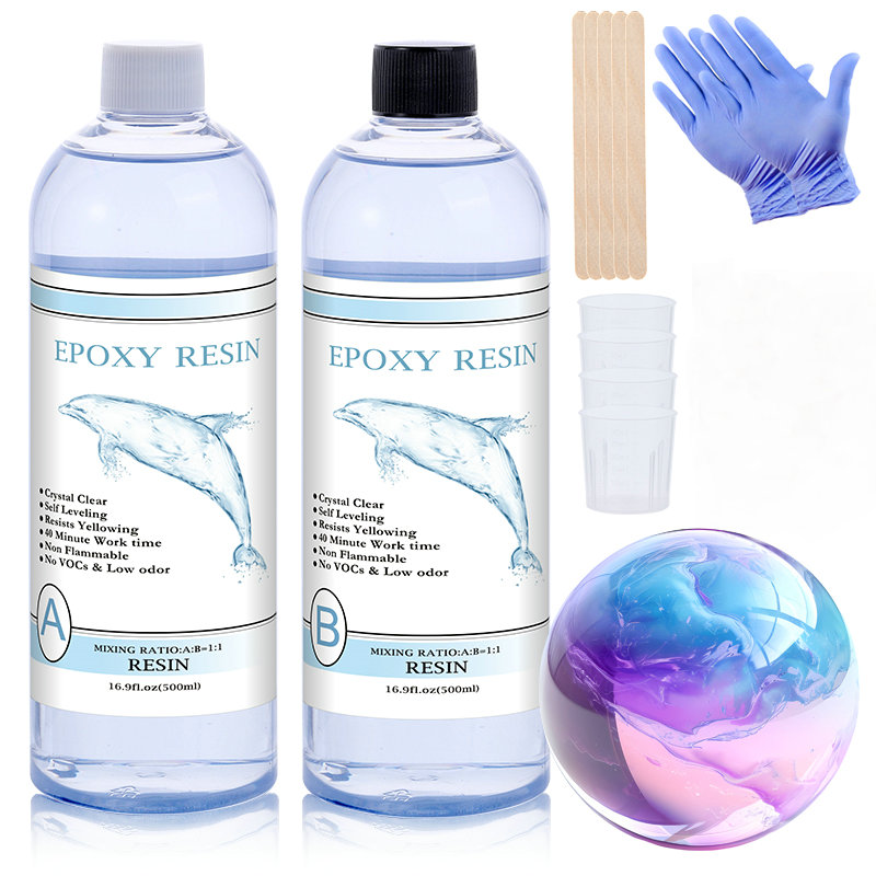 Resin Art And Jewelry - 1:1 Heldere Epoxyhars Kristalheldere Kunst Hars