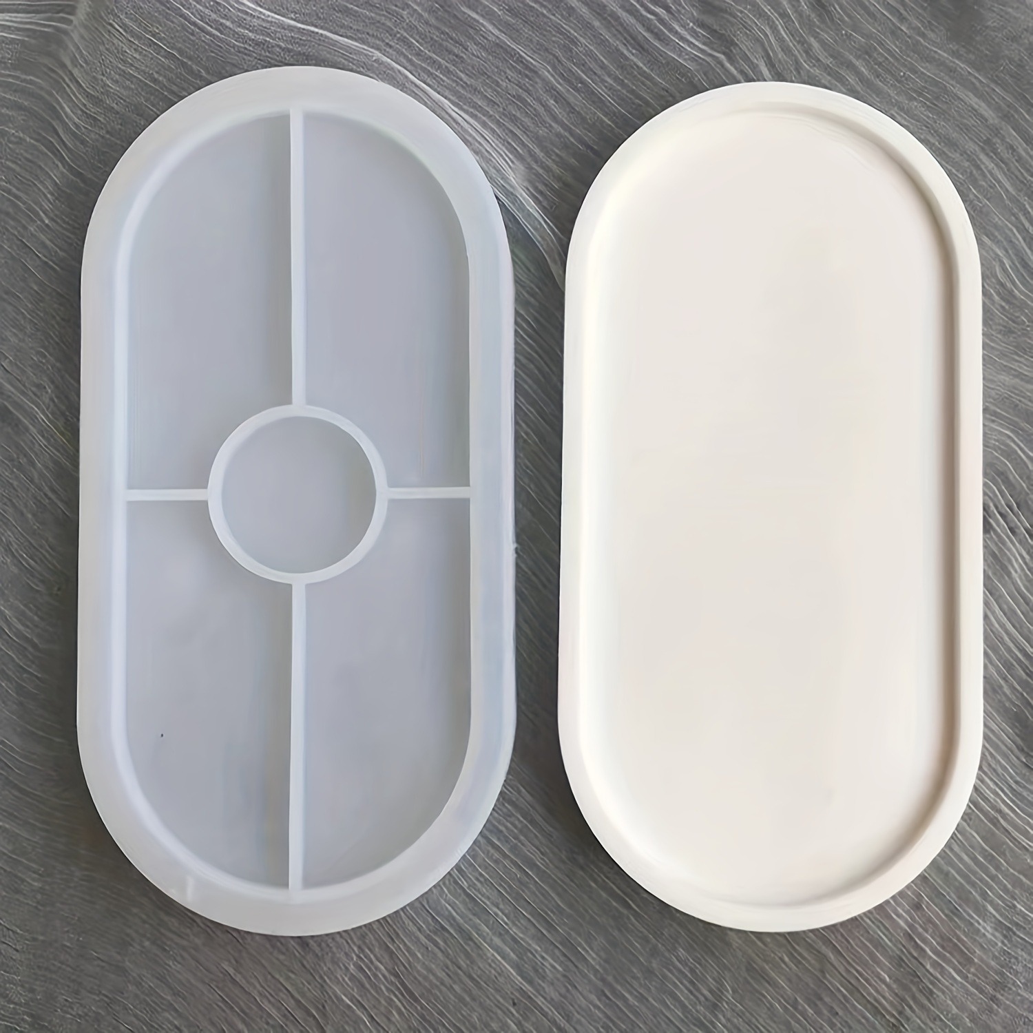 Resin Art Tray - 1 st Ovale Coaster Epoxyhars Klei