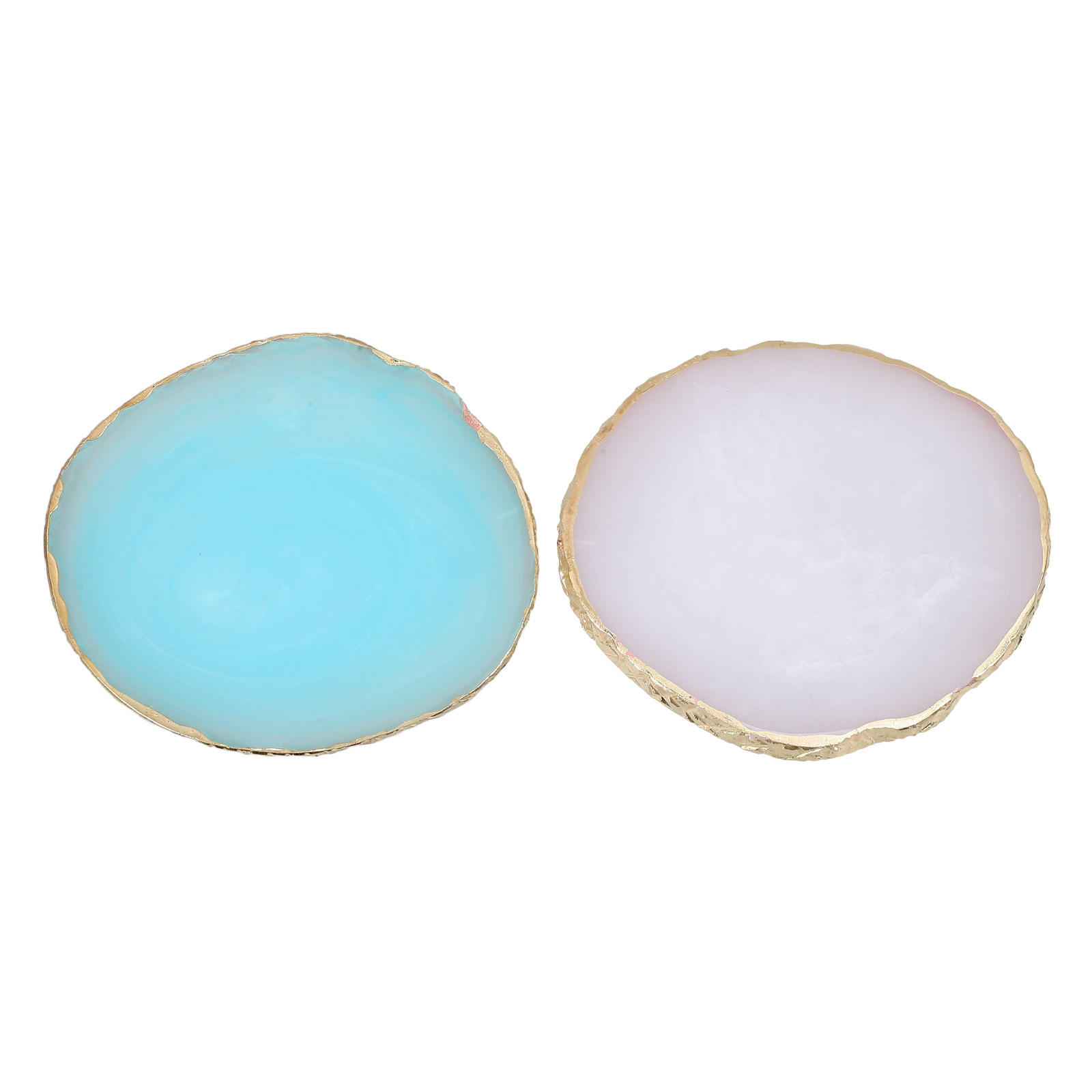 Resin Art Tray - 2 stuks hars nagelkunstpalet, chique nagellak