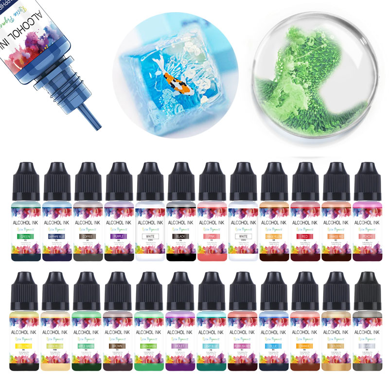 Resin Pigment Alcohol Ink - 10ml Art Inkt Alcohol Hars Pigment