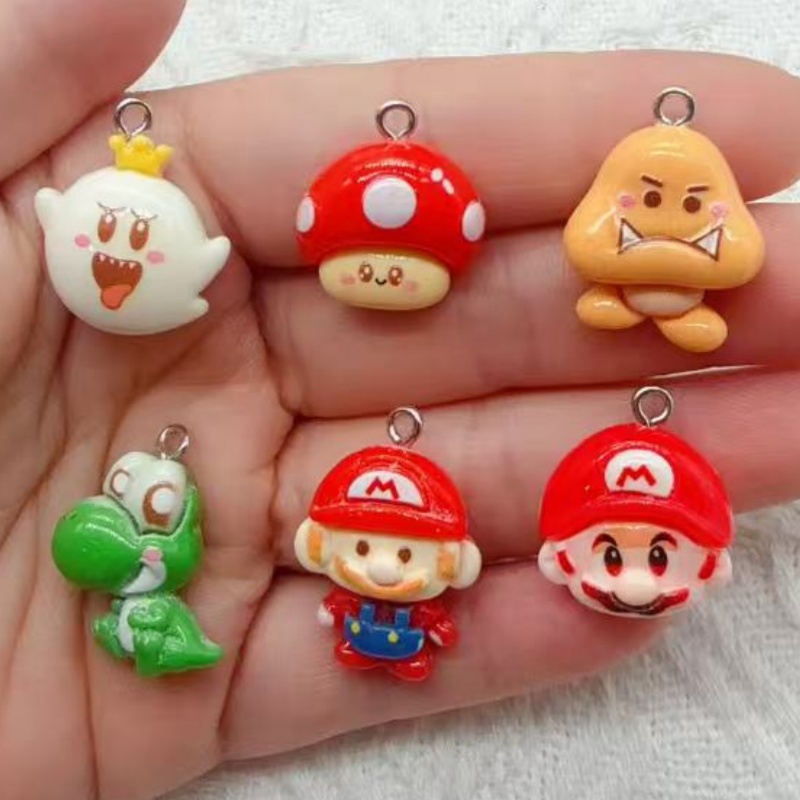 Resin Art Store - 10 stuks hars cartoon hangers, DIY