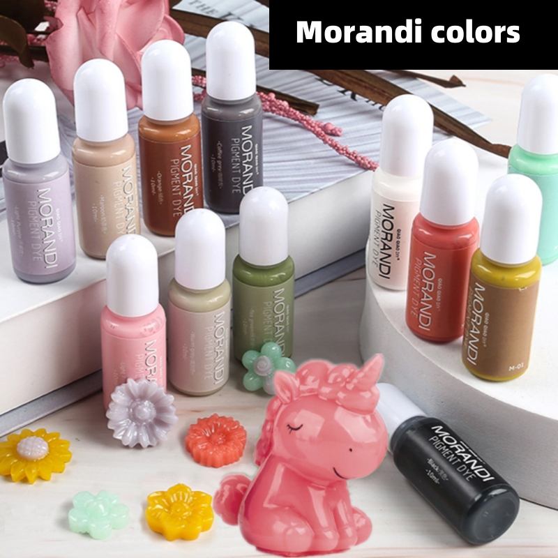 Resin Pigment Alcohol Ink - 24 Kleuren Morandi Ondoorzichtige Kleur Pigment