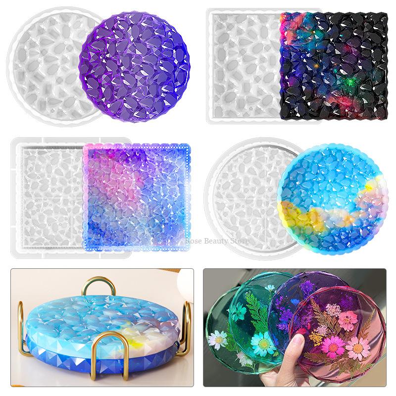 Resin Art Tray - Meervormig dienblad Siliconen mal Diy sieraden