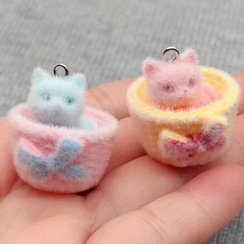 4 stuks 3D pluche hars kattenh - Resin Art Store recensie en prijs