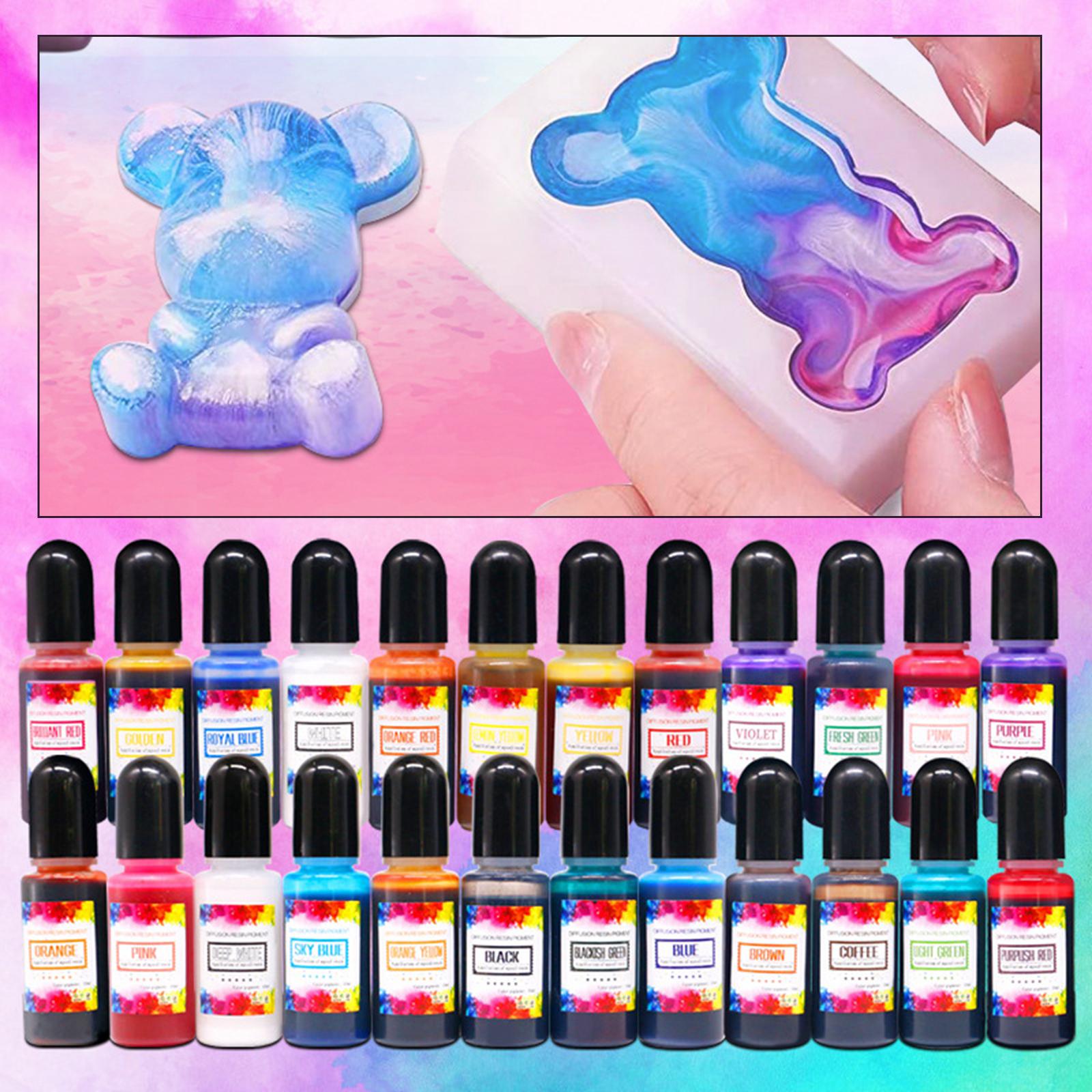 24 stuks alcoholinkt epoxyhars - Resin Pigment Alcohol Ink recensie en prijs