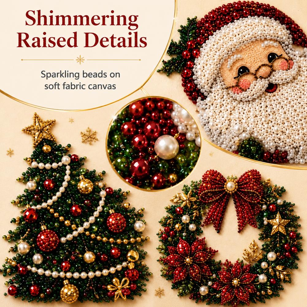 Kerstmis Kerstman Parel Kunst  - Resin Art Diy recensie en prijs