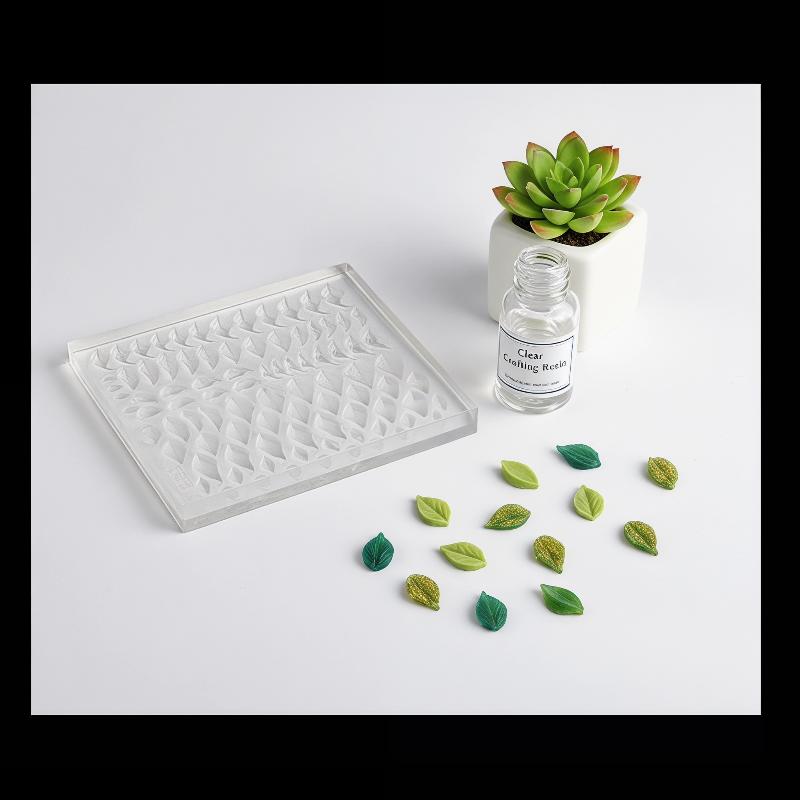 Miniatuur blad siliconen mal 3 - Resin Art And Jewelry recensie en prijs