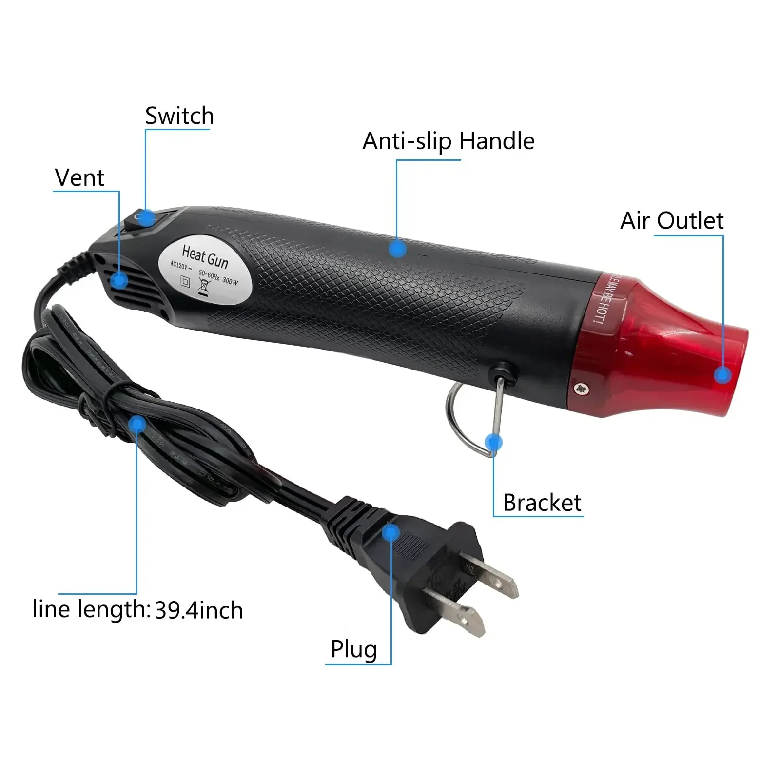 Mini Heteluchtpistool 220V/110 - Resin Art Heat Gun recensie en prijs