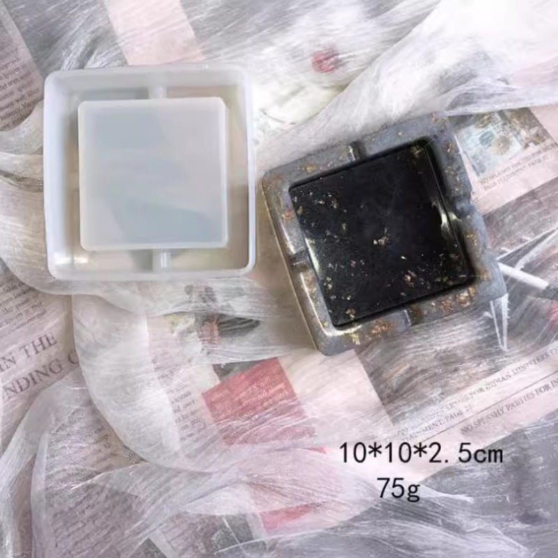Siliconen Asbak Schimmel Krist - Resin Art Tray recensie en prijs