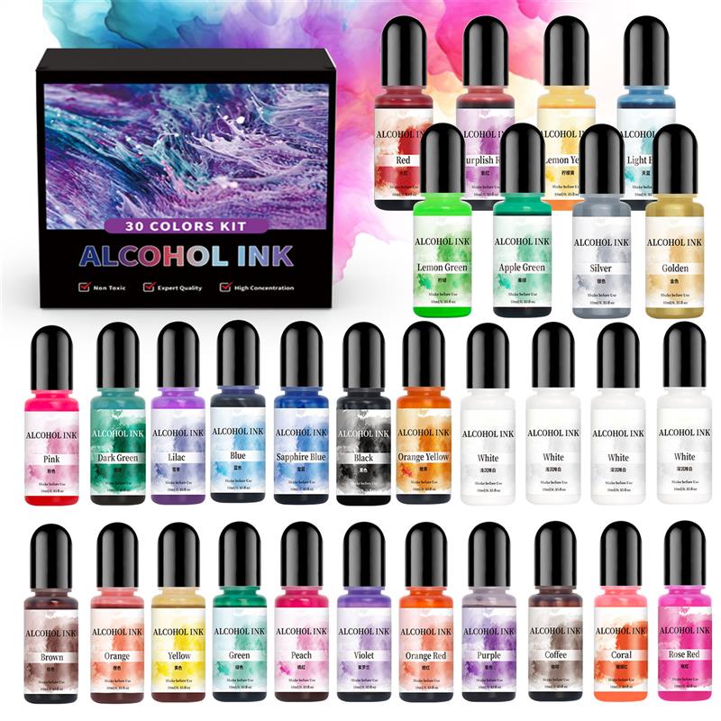 1 Set Art Inkt Alcohol Epoxyha - Resin Pigment Alcohol Ink recensie en prijs