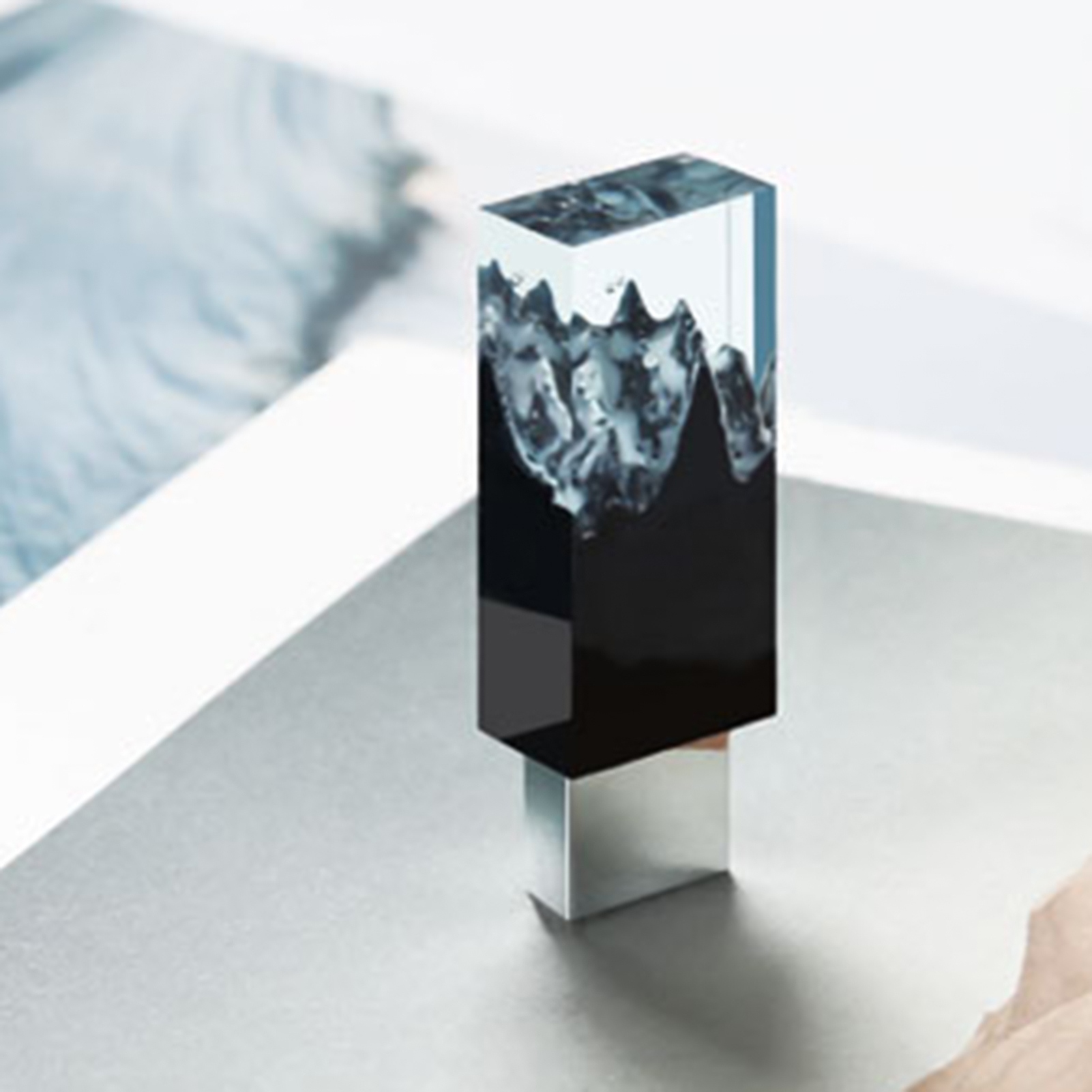 Prachtig oceaanlandschap epoxy - Resin Art Design Keychain recensie en prijs