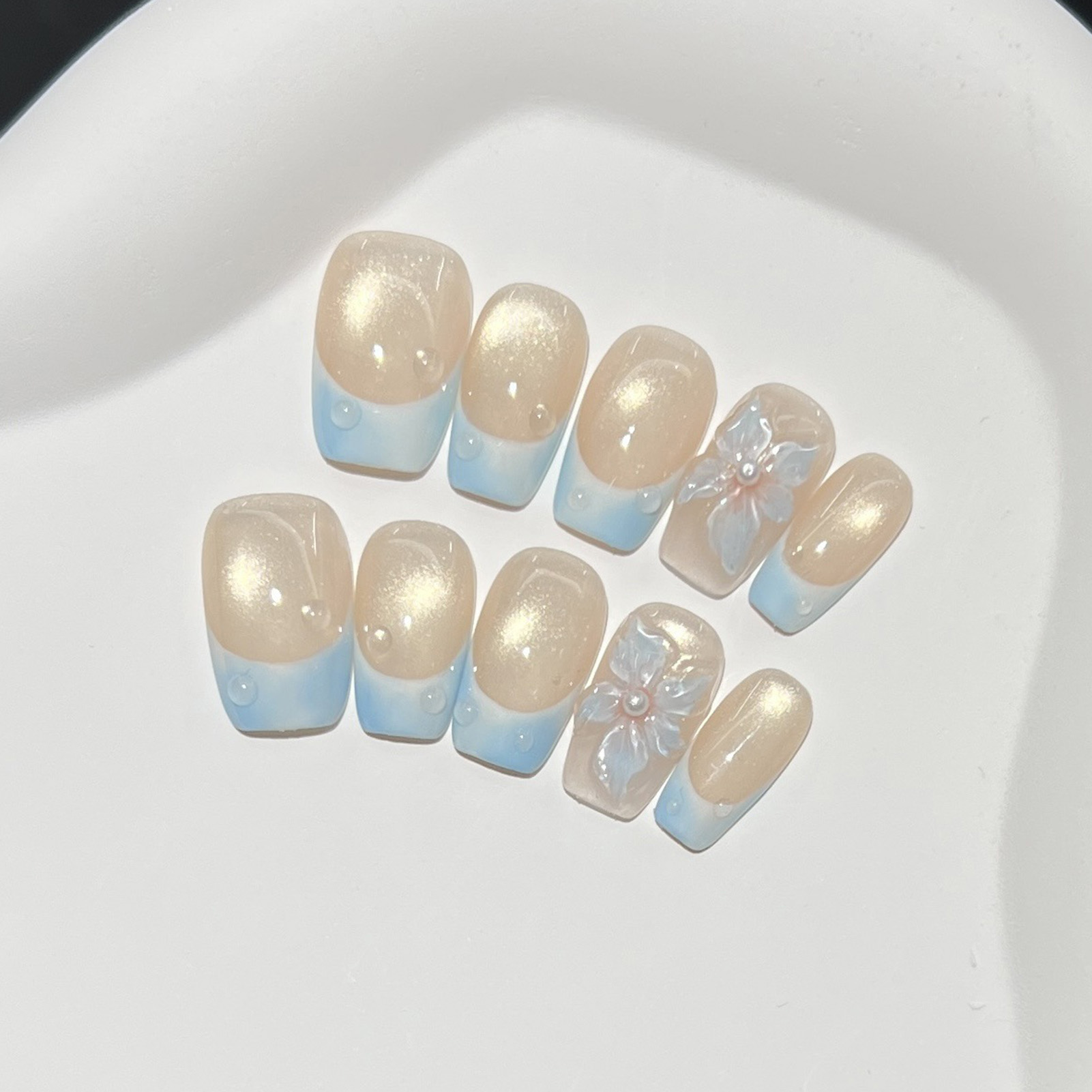 10 stuks Franse blauwe glanzen - Resin Art Diy recensie en prijs