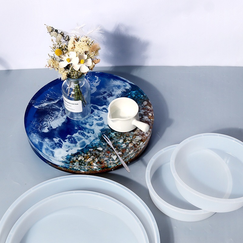 Ronde Epoxy Tafelharsmallen, G - Resin Art Tray recensie en prijs