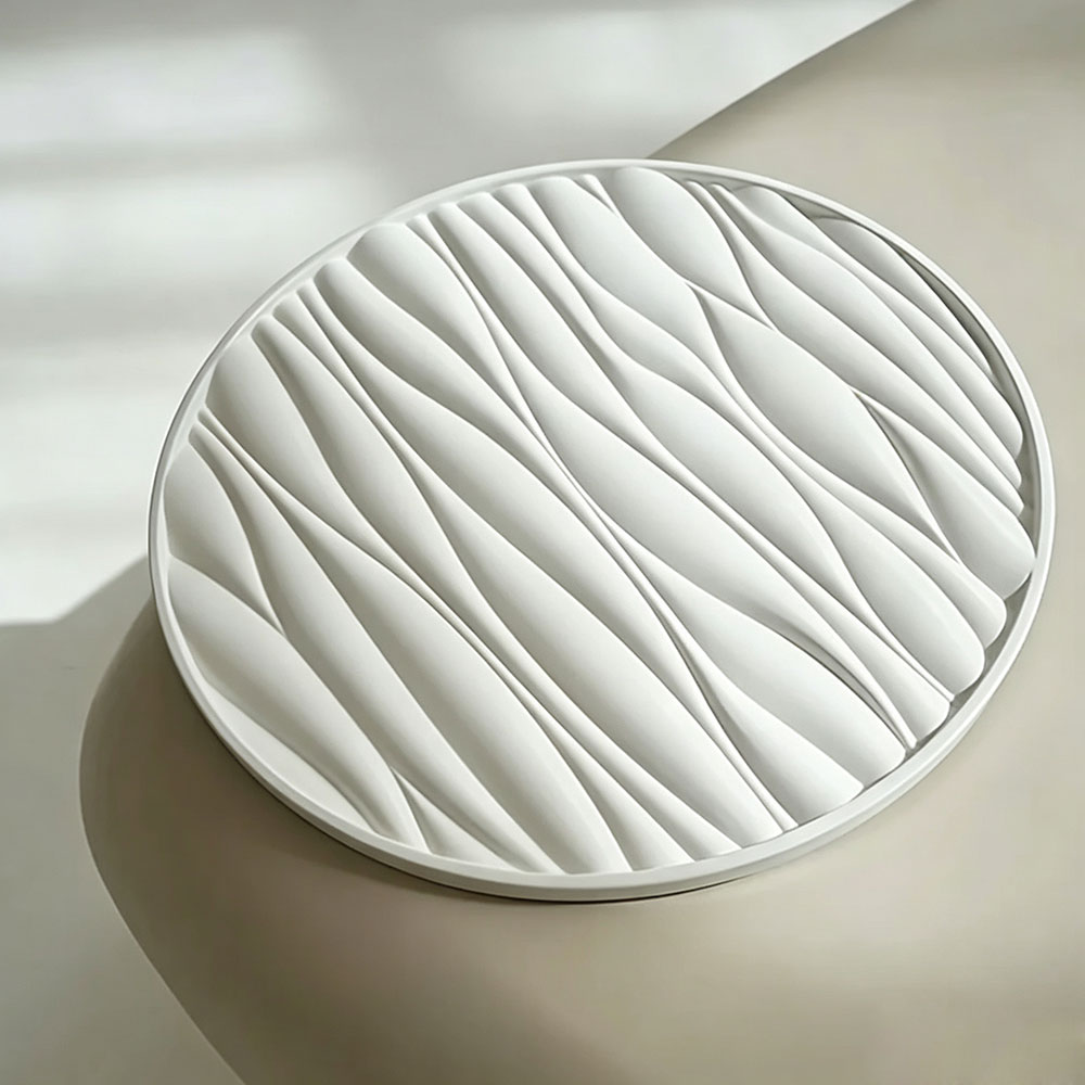 Grote ronde siliconen mal voor - Resin Art Tray recensie en prijs