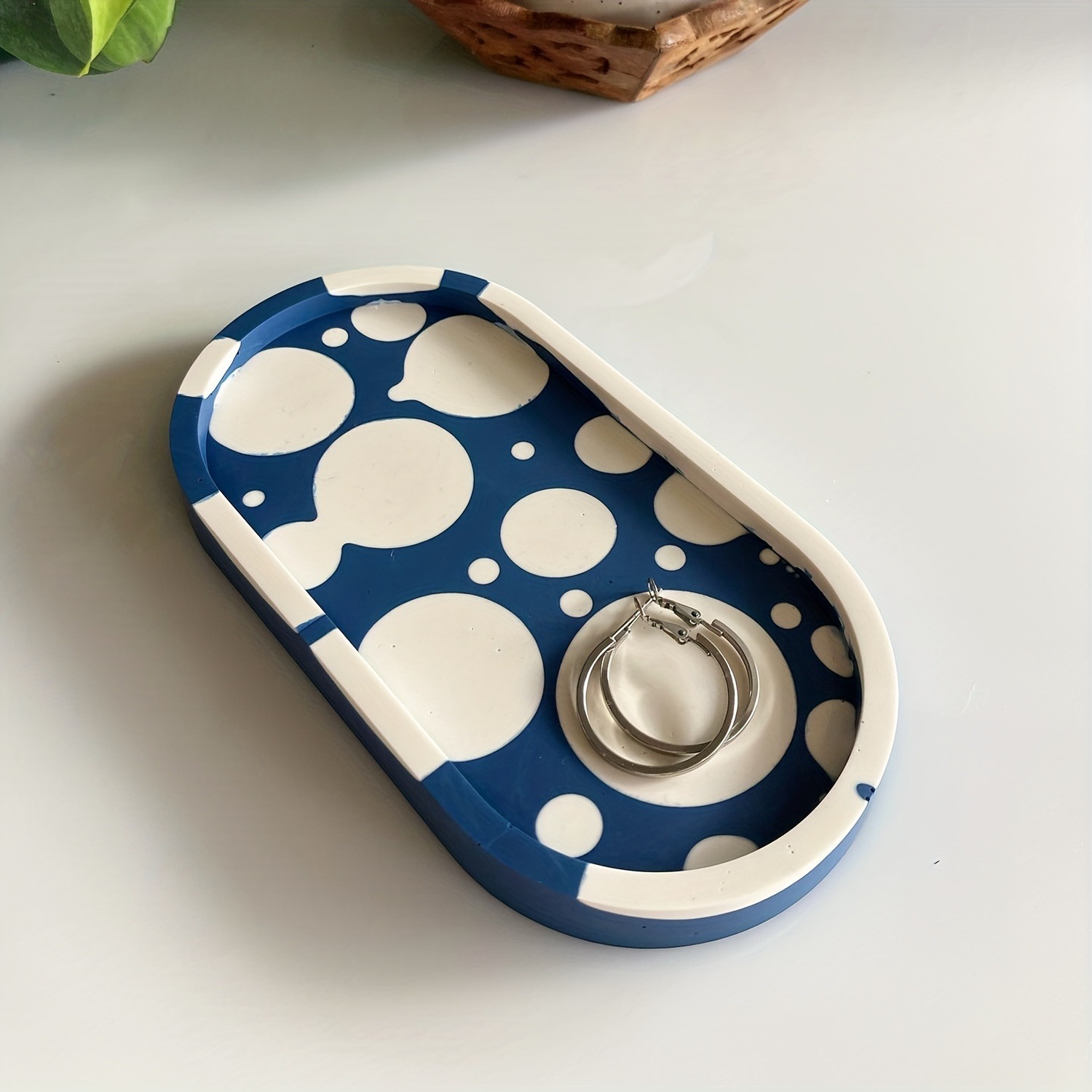 1 st Ovale Coaster Epoxyhars K - Resin Art Tray recensie en prijs