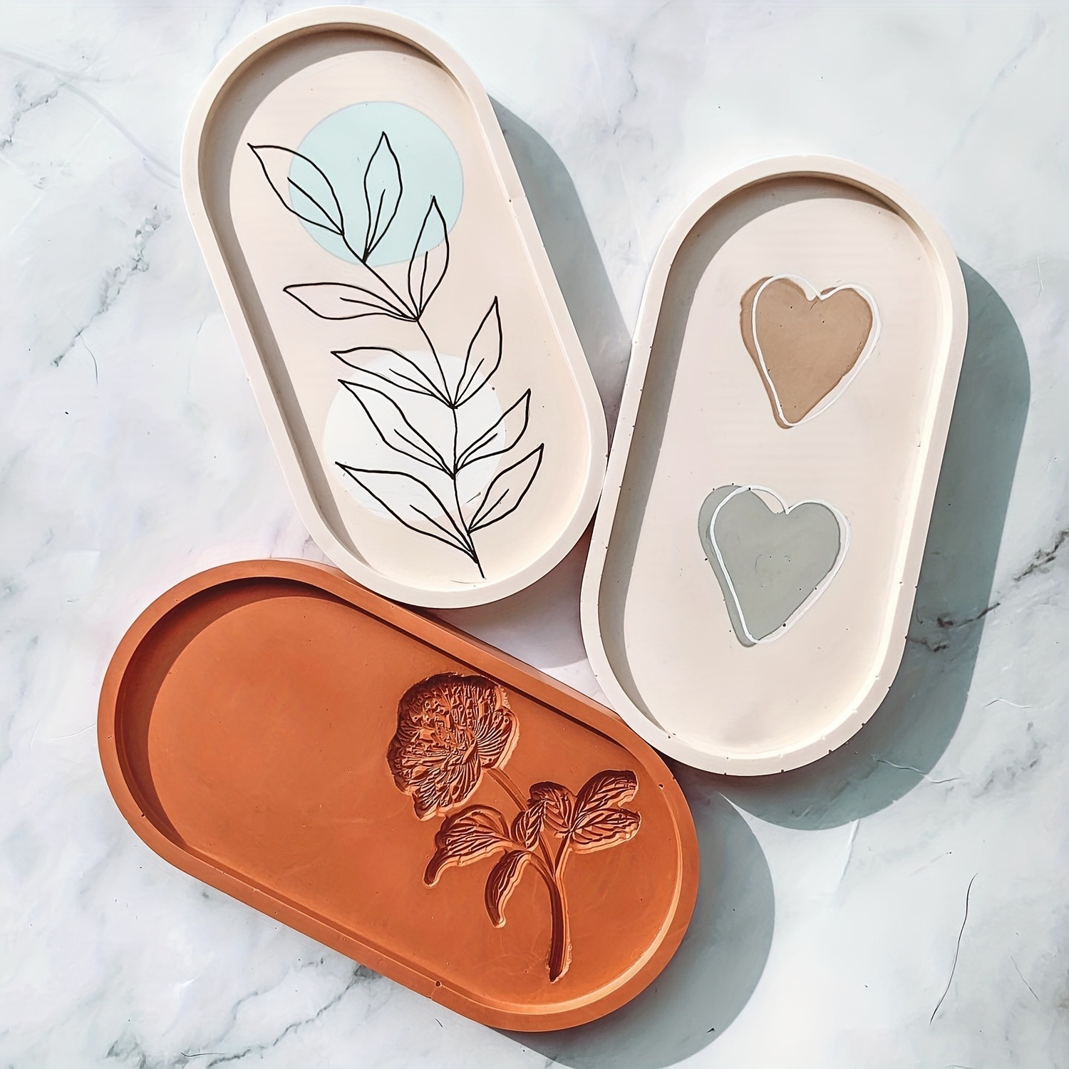 1 st Ovale Coaster Epoxyhars K - Resin Art Tray recensie en prijs