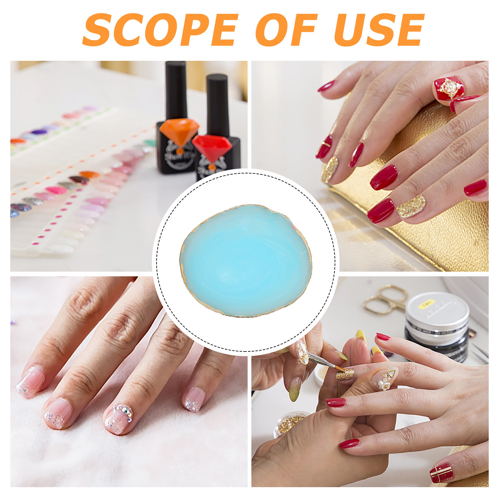 2 stuks hars nagelkunstpalet,  - Resin Art Tray recensie en prijs