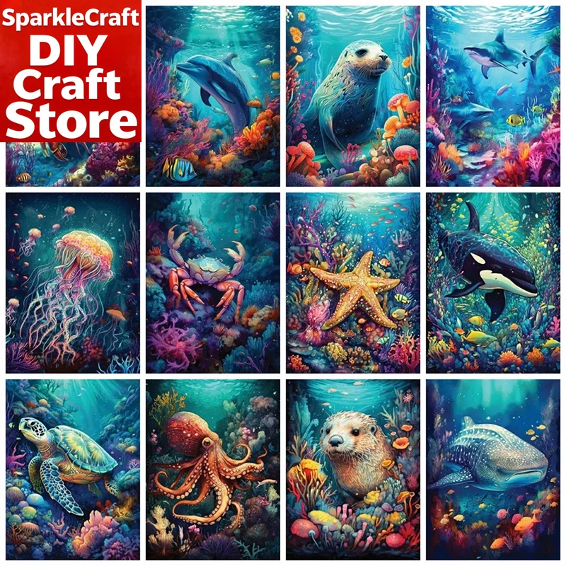 1PC frameloze volledige vierka - Resin Art Work recensie en prijs