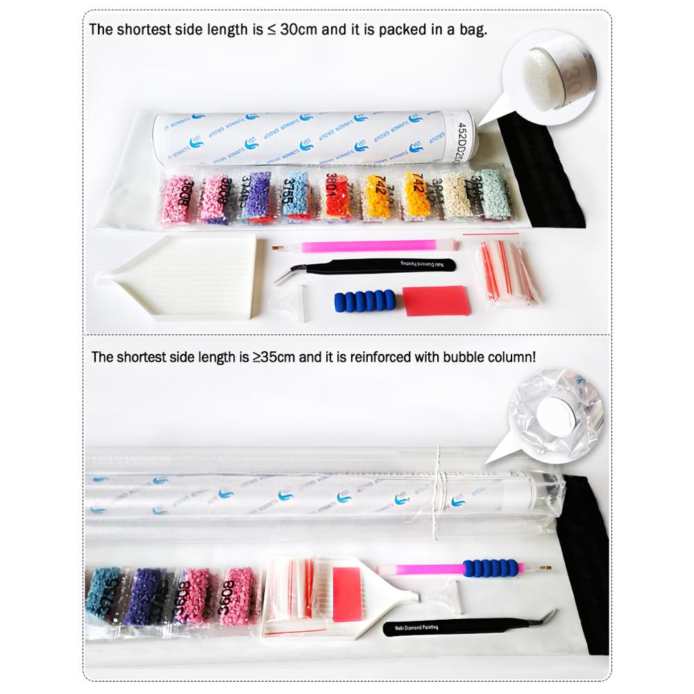 1PC frameloze volledige vierka - Resin Art Work recensie en prijs