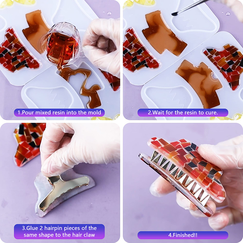 Haar Klauw Clips Siliconen Har - Resin Art Acrylic recensie en prijs
