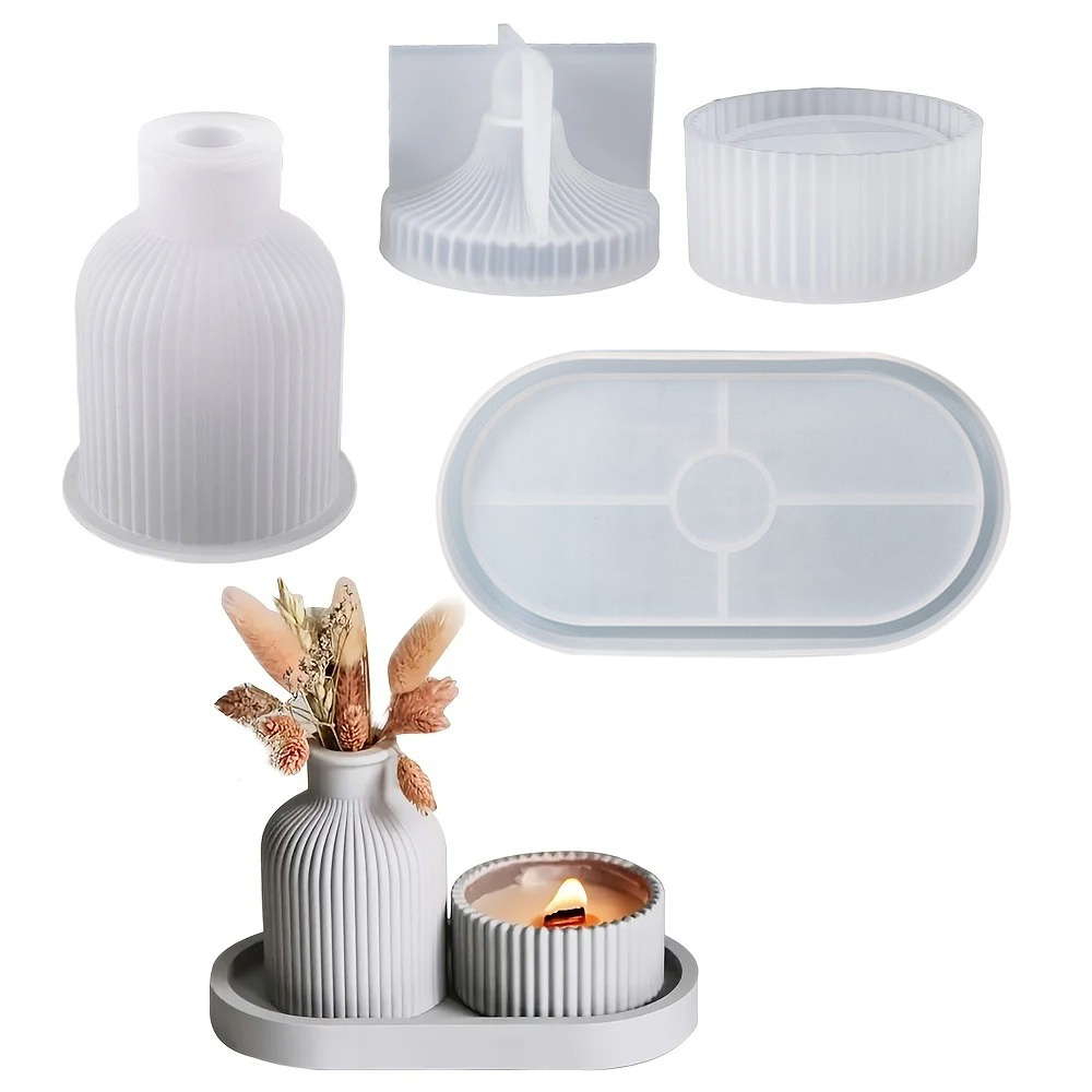 4 stuks siliconen mallen ovale - Resin Art Tray recensie en prijs