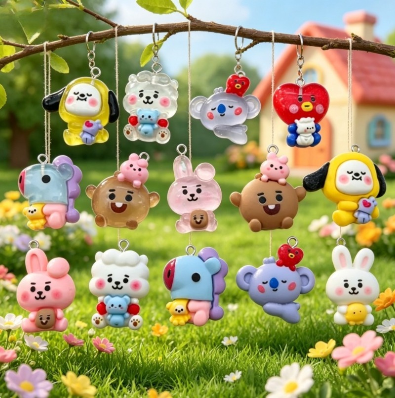 7 stks BT21 Hars Cartoon Charm - Resin Art Store recensie en prijs