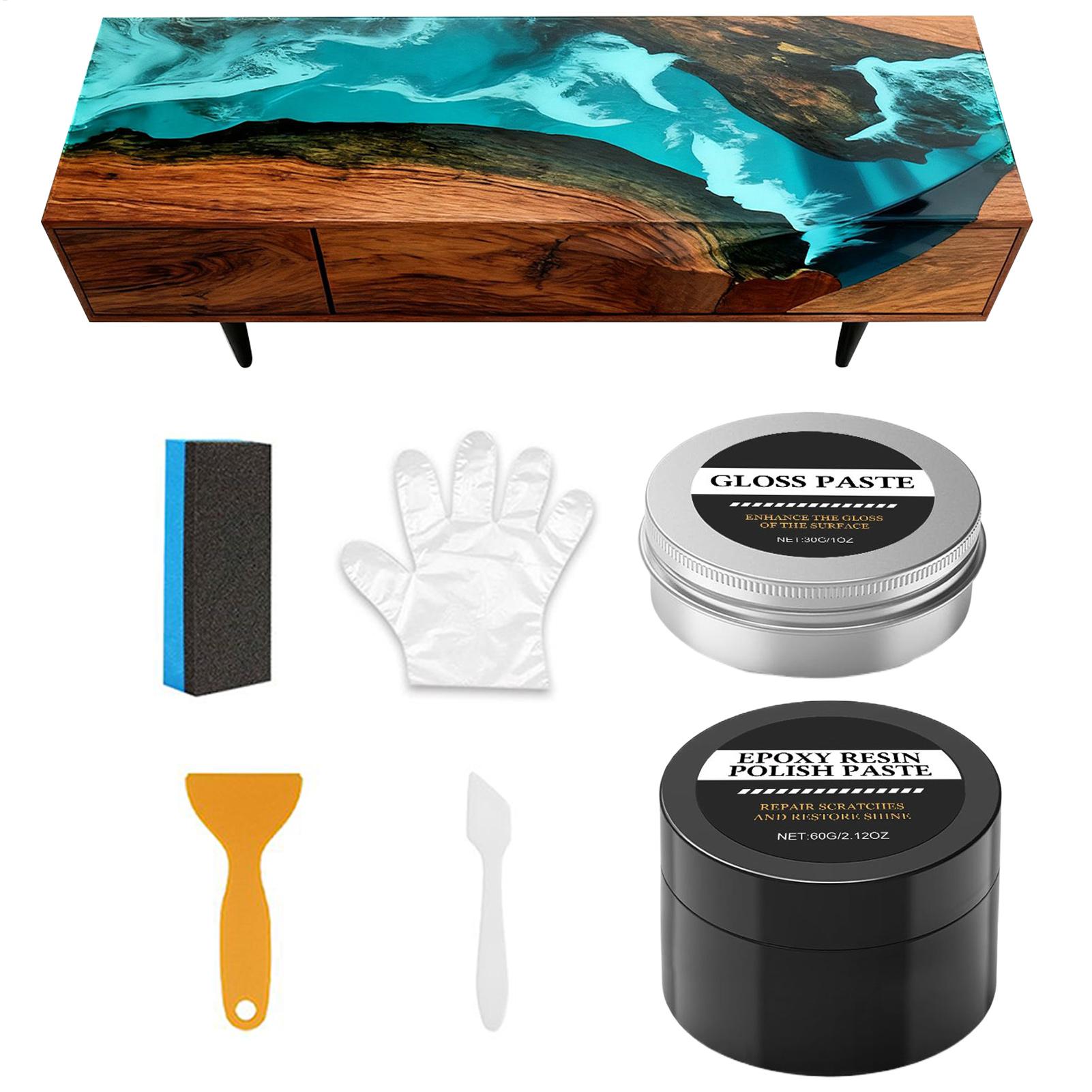 Epoxyhars polijstset - Romige  - Resin Art Work recensie en prijs