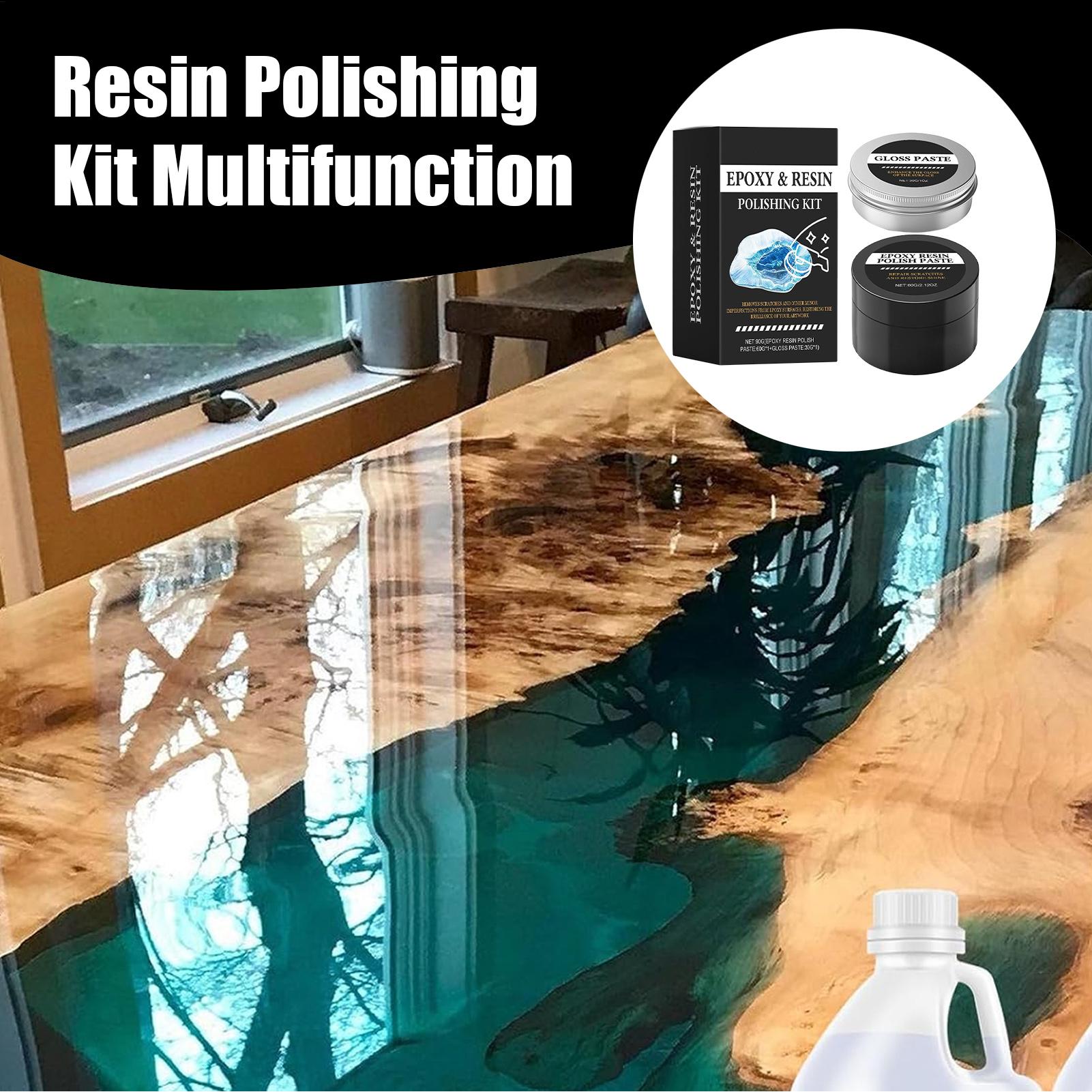 Epoxyhars polijstset - Romige  - Resin Art Work recensie en prijs