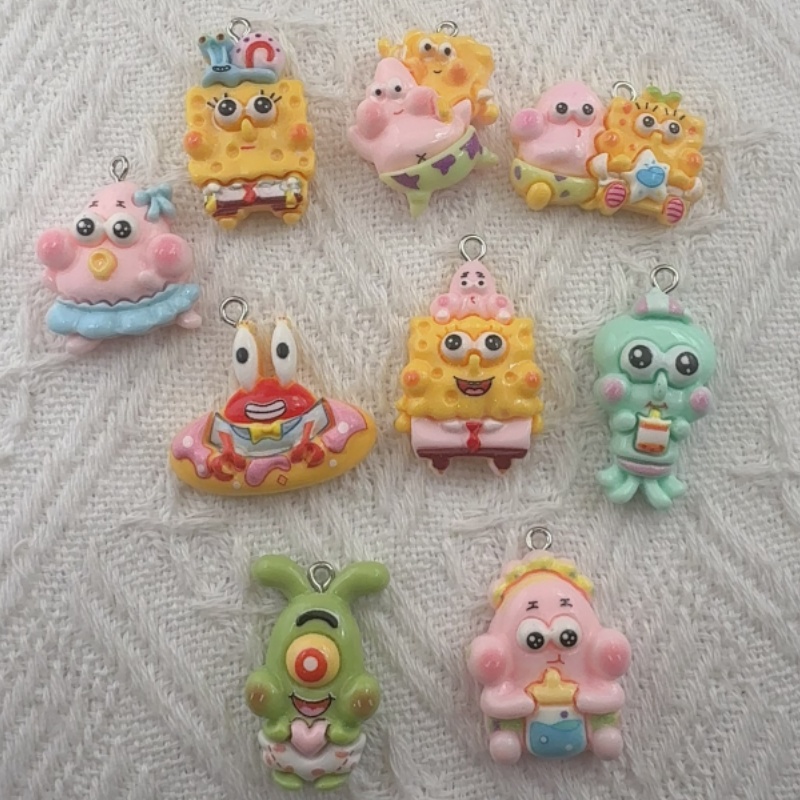 10 stuks cartoonhars hangers,  - Resin Art Store recensie en prijs