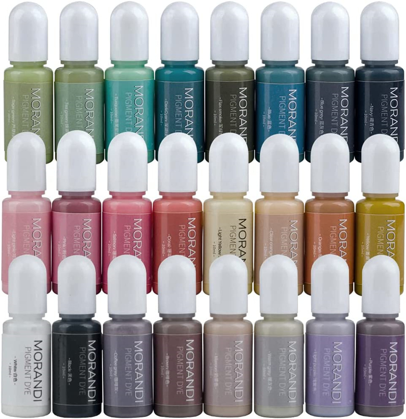 24 Kleuren Morandi Ondoorzicht - Resin Pigment Alcohol Ink recensie en prijs