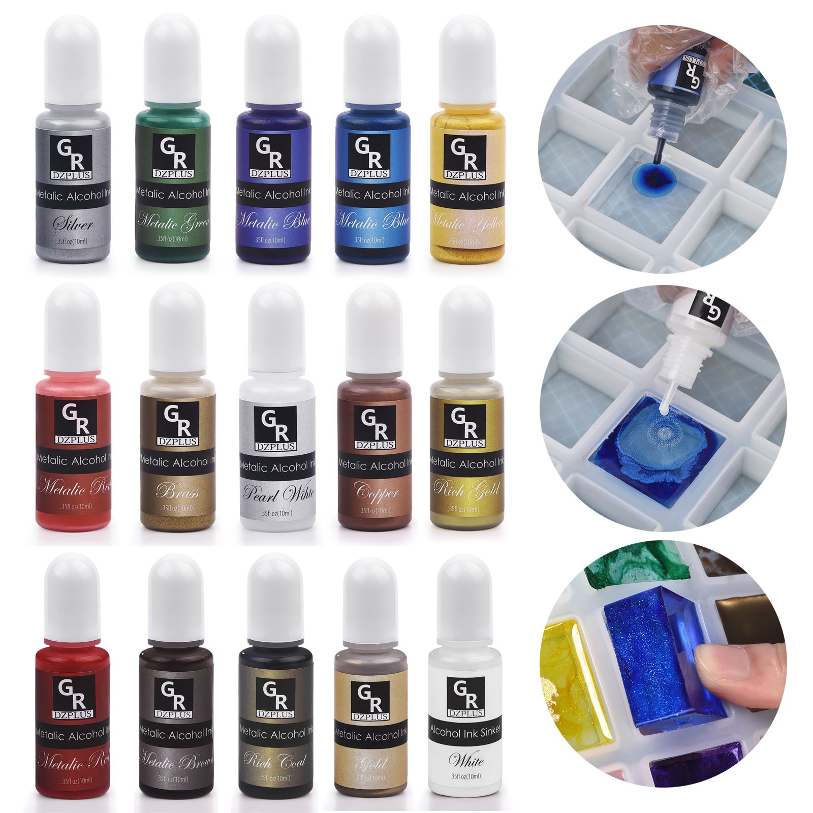 1 Set Hars Pigment Kit Art Ink - Resin Pigment Alcohol Ink recensie en prijs