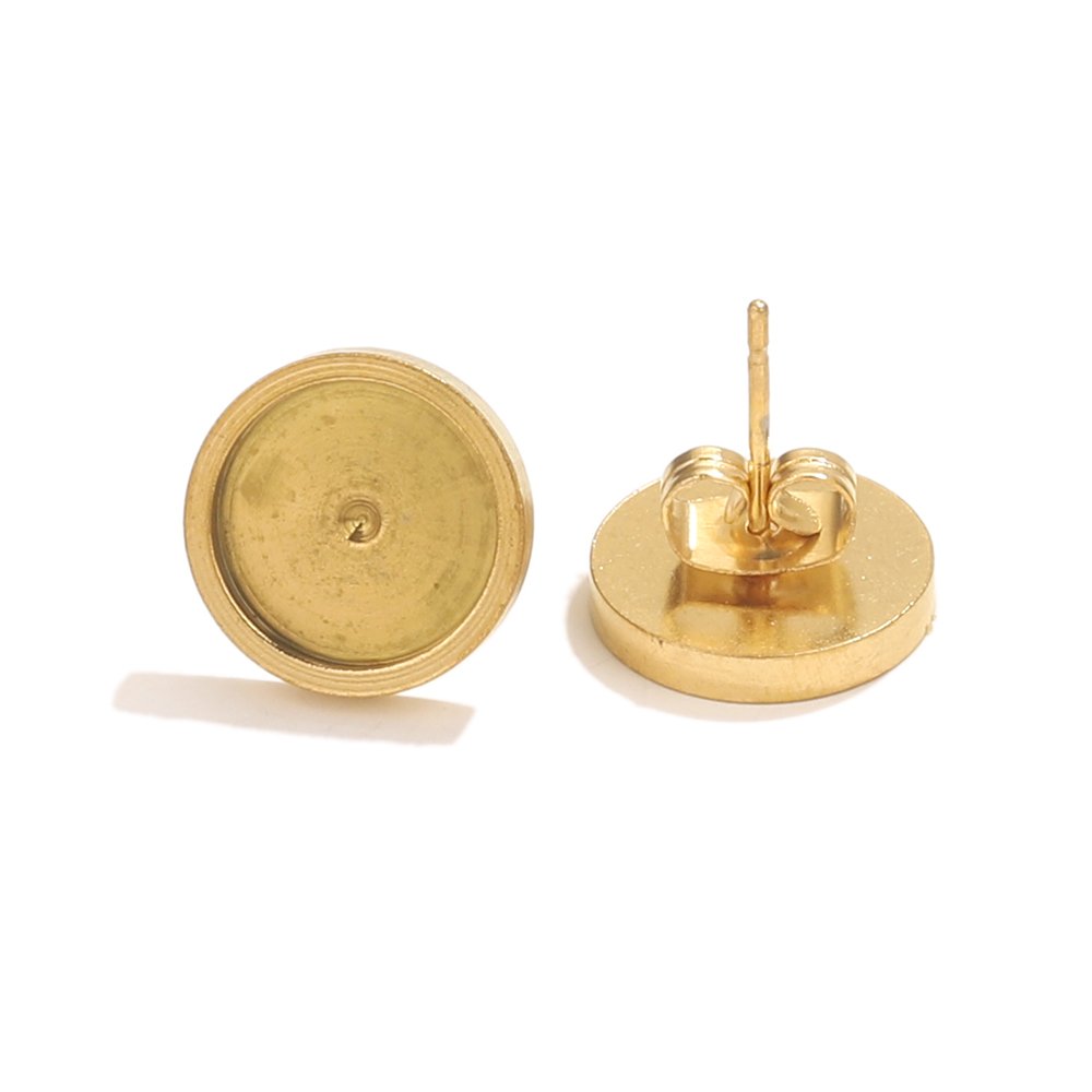 10st roestvrij staal gouden oo - Resin Art Store recensie en prijs